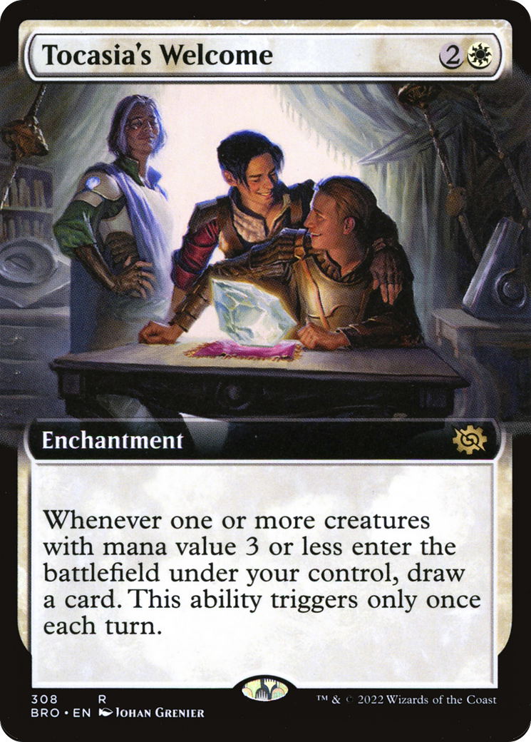 Tocasia's Welcome (BRO-308) [The Brothers' War] (Extended Art) Foil MTG Single Wizards of the Coast