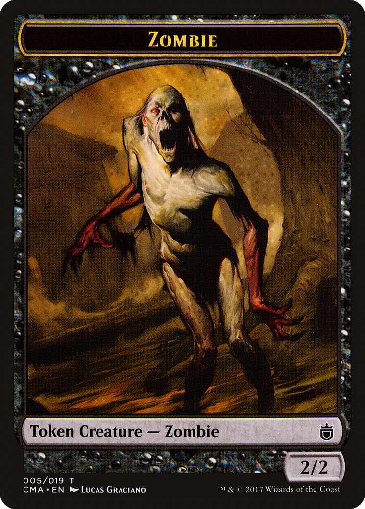 Zombie (CMA-005) [Tokens] Commander Anthology Tokens MTG Single Wizards of the Coast