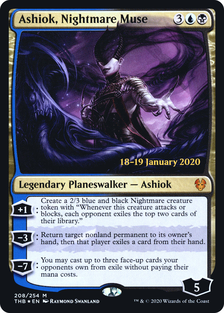 Ashiok, Nightmare Muse (PRE-208) [Theros Beyond Death Promos] Foil MTG Single Wizards of the Coast