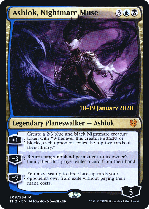 Ashiok, Nightmare Muse (PRE-208) [Theros Beyond Death Promos] Foil MTG Single Wizards of the Coast