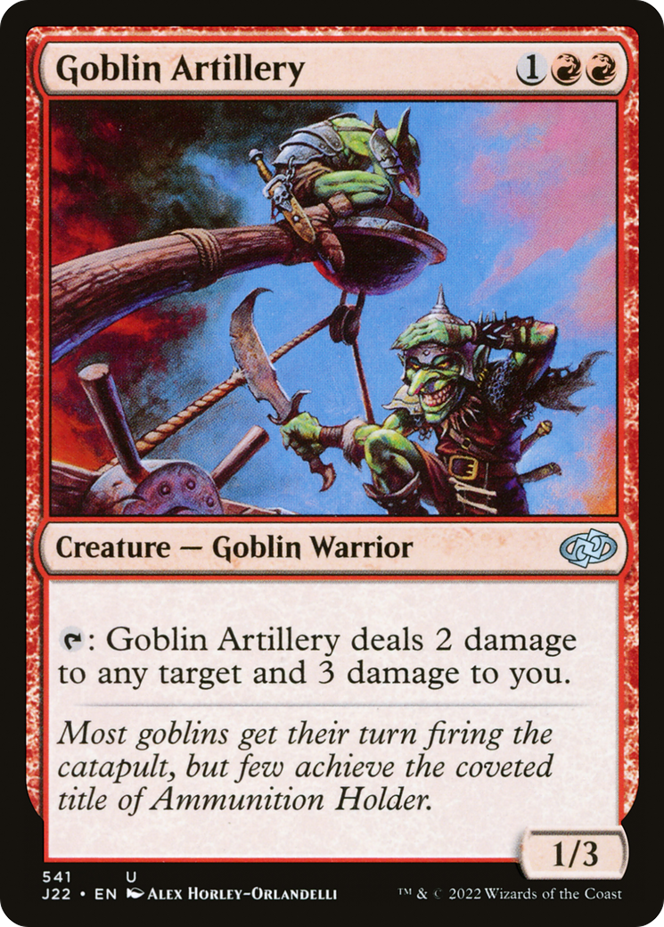 Goblin Artillery (J22-541) [Jumpstart 2022] MTG Single Wizards of the Coast