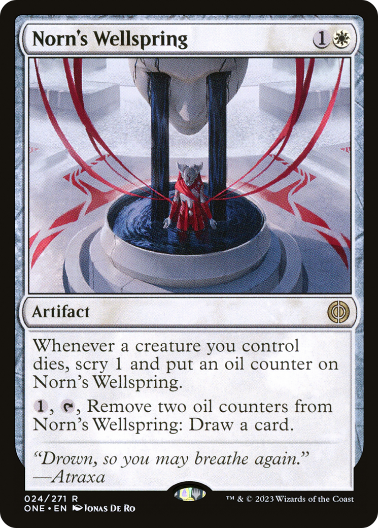 Norn's Wellspring (ONE-024) [Phyrexia: All Will Be One] Foil MTG Single Wizards of the Coast