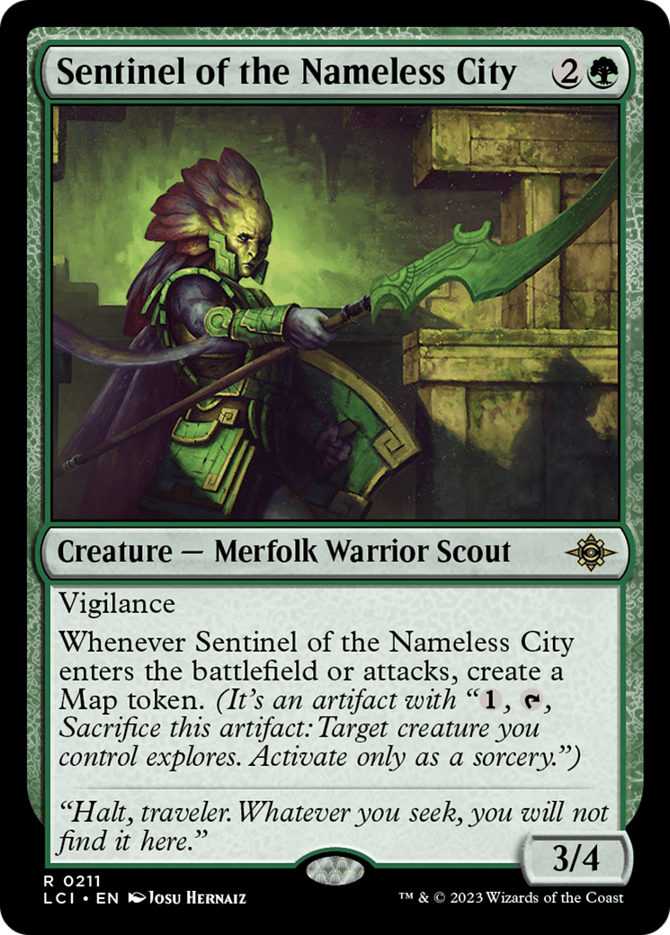 Sentinel of the Nameless City (LCI-211) [The Lost Caverns of Ixalan] MTG Single Wizards of the Coast