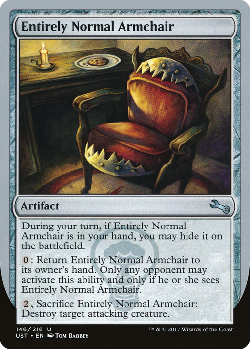 Entirely Normal Armchair (UST-146) [Unstable] MTG Single Wizards of the Coast