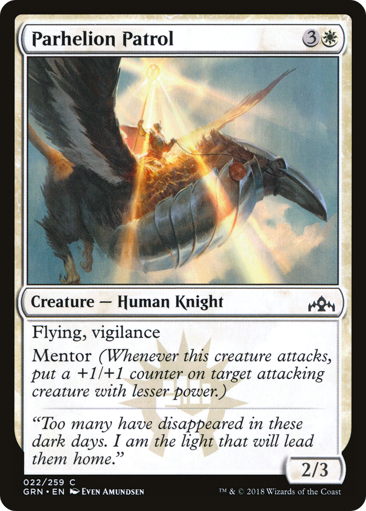 Parhelion Patrol (GRN-022) [Guilds of Ravnica] Foil MTG Single Wizards of the Coast