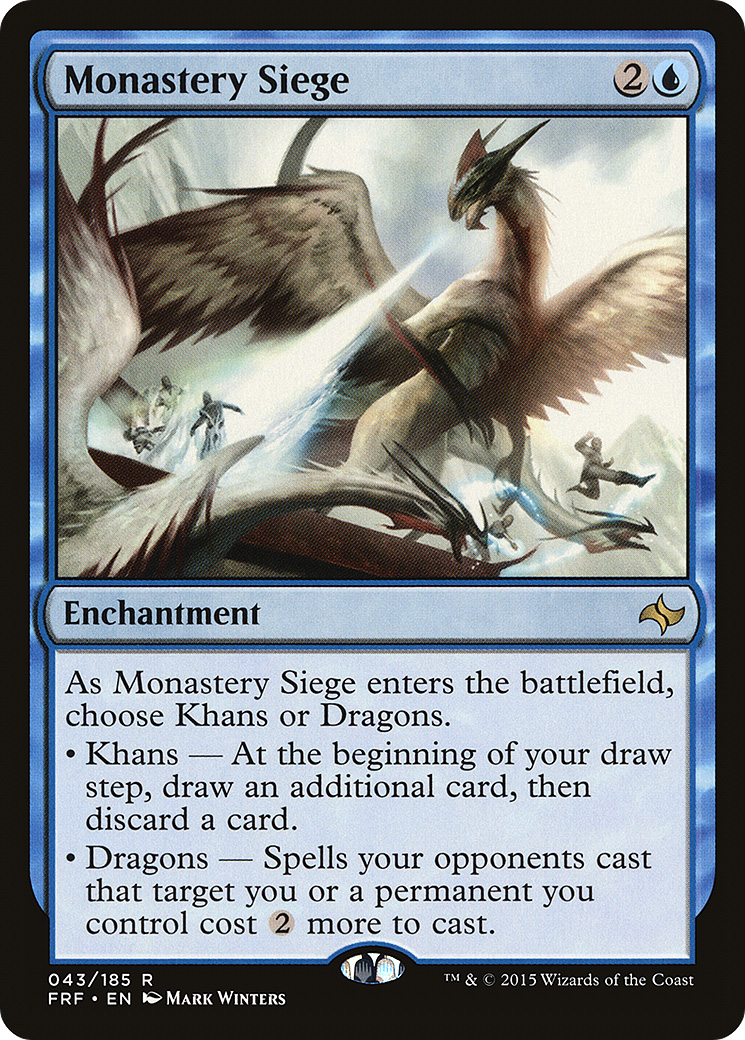 Monastery Siege (FRF-043) [Fate Reforged] Foil MTG Single Wizards of the Coast