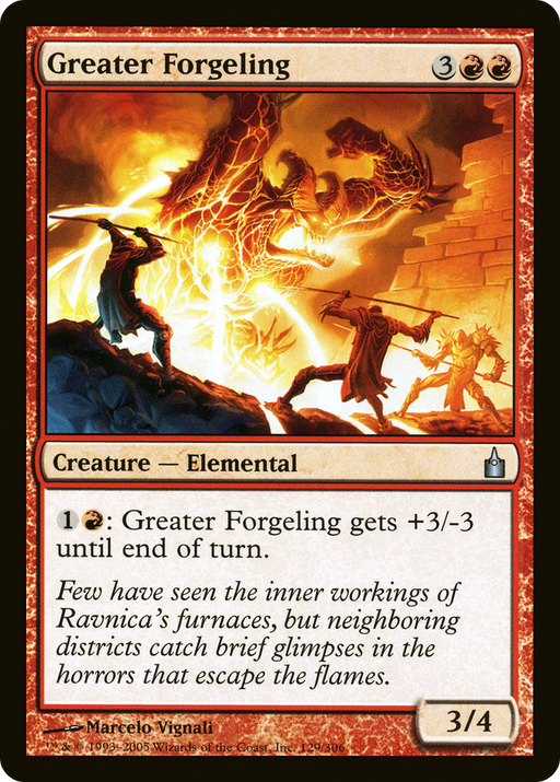 Greater Forgeling (RAV-129) [Ravnica: City of Guilds] MTG Single Wizards of the Coast