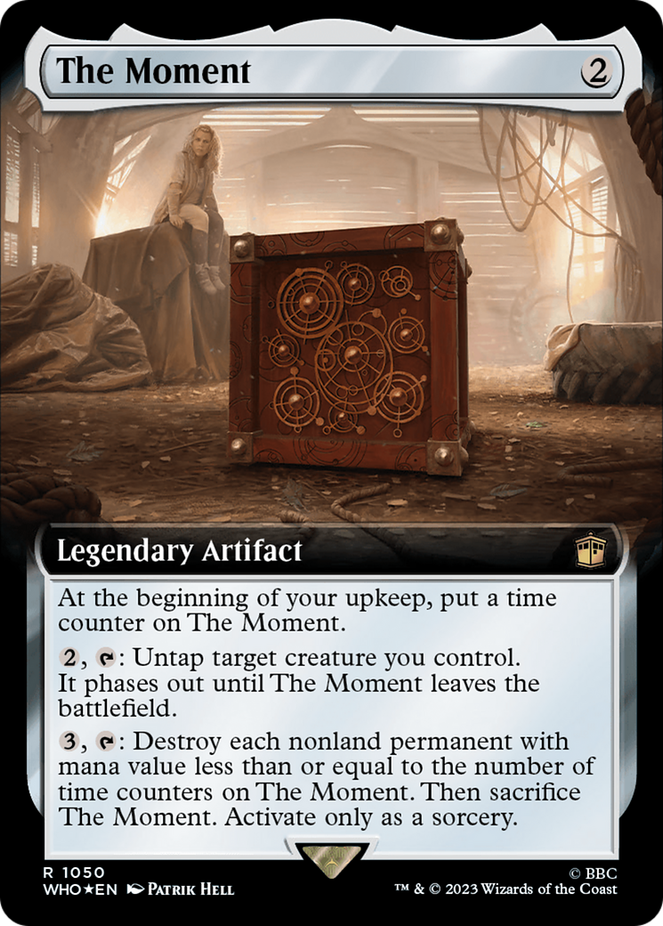 The Moment (WHO-1050) [Doctor Who] (Extended Art) Foil MTG Single Wizards of the Coast