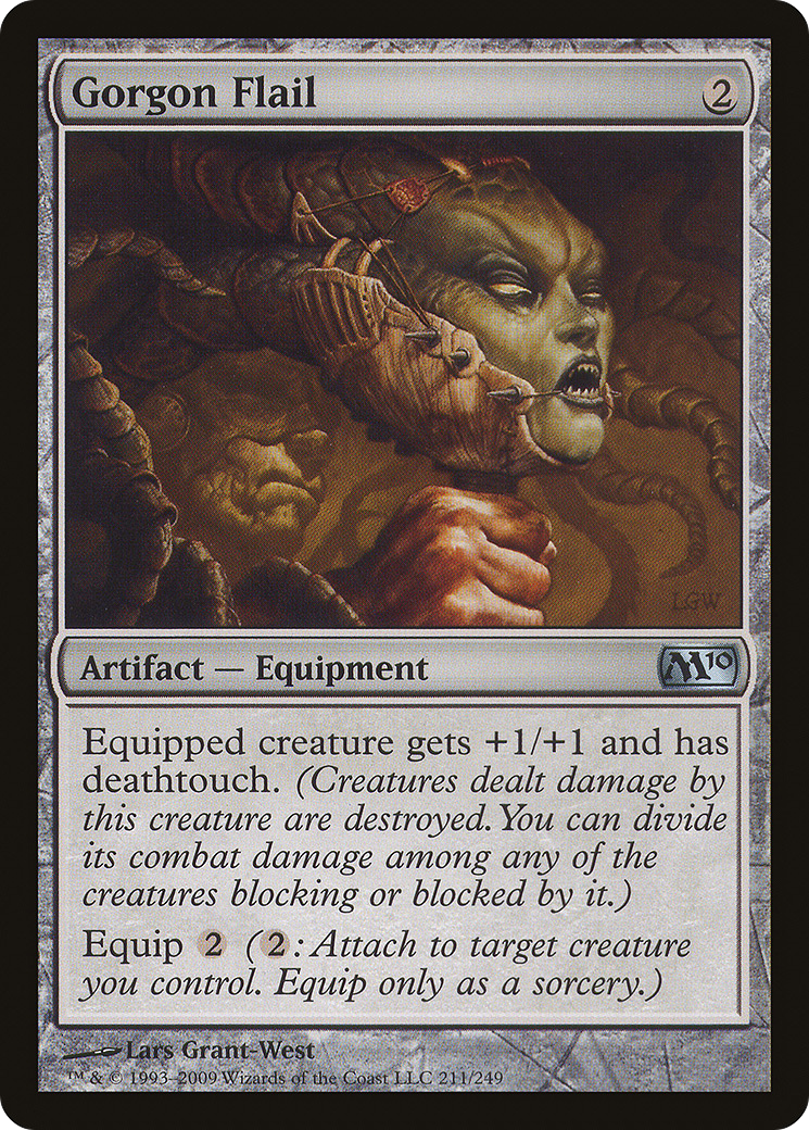 Gorgon Flail (M10-211) [Magic 2010] MTG Single Wizards of the Coast