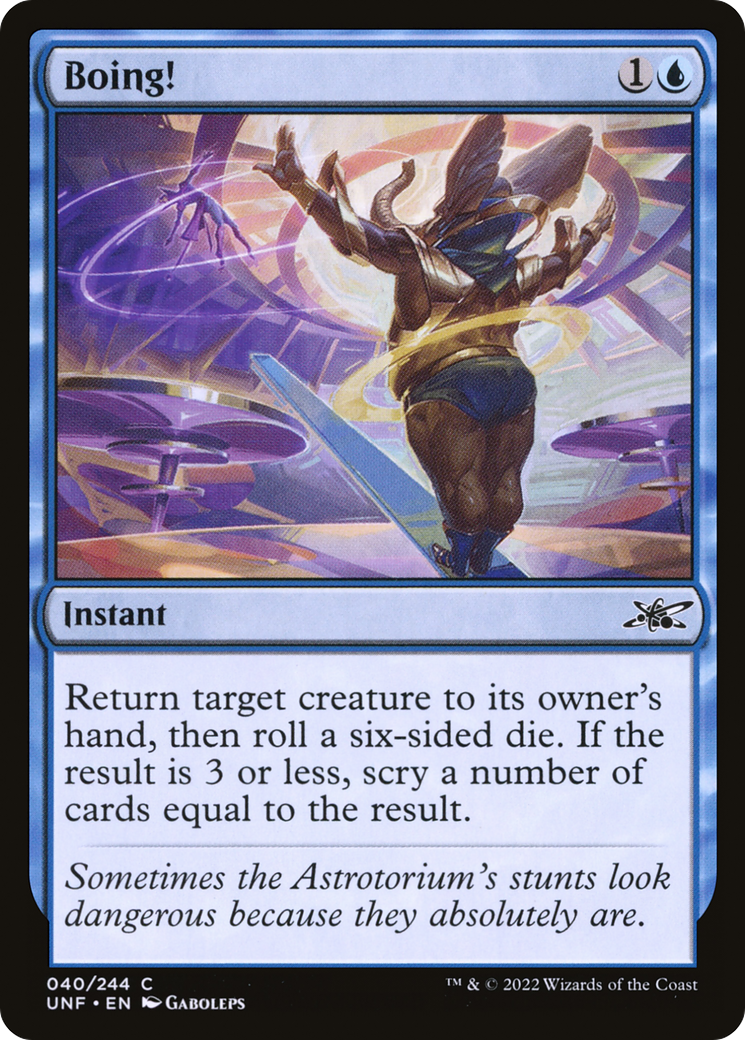 Boing! (UNF-040) [Unfinity] MTG Single Wizards of the Coast