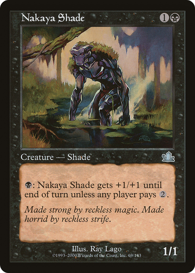 Nakaya Shade (PCY-069) [Prophecy] MTG Single Wizards of the Coast