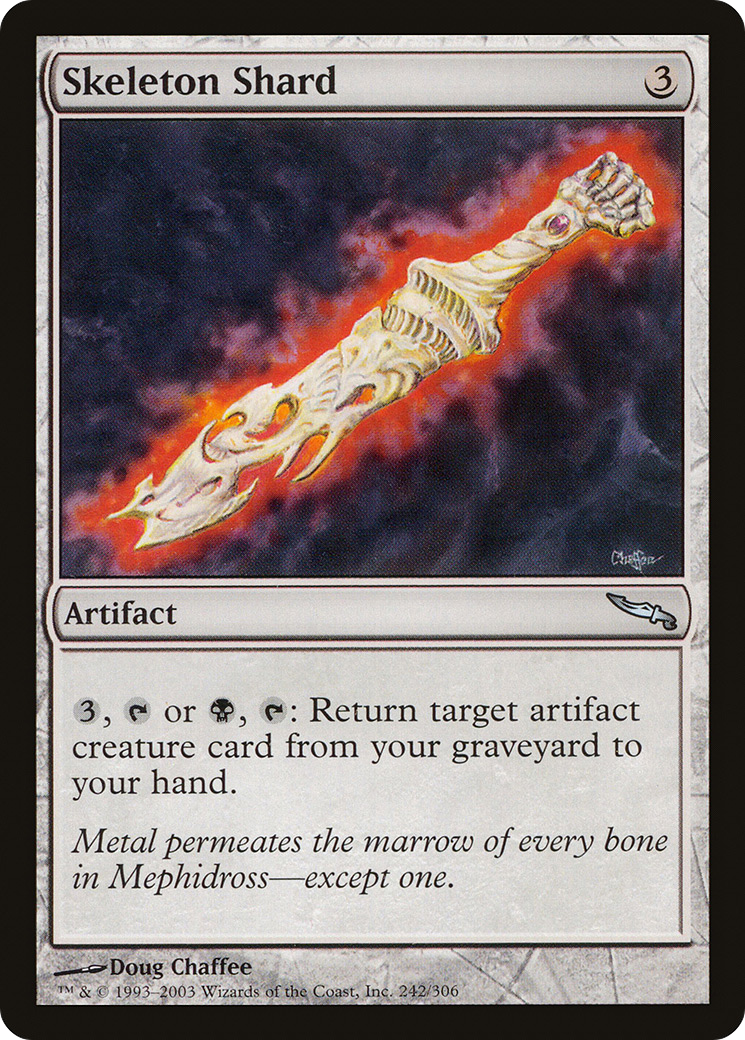 Skeleton Shard (MRD-242) [Mirrodin] Foil MTG Single Wizards of the Coast