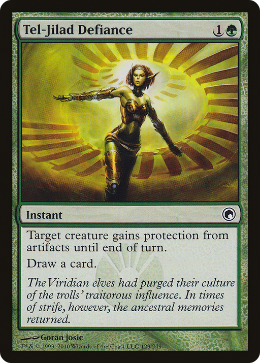 Tel-Jilad Defiance (SOM-129) [Scars of Mirrodin] Foil MTG Single Wizards of the Coast