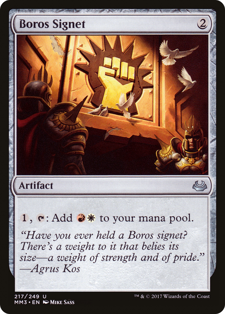 Boros Signet (MM3-217) [Modern Masters 2017] MTG Single Wizards of the Coast