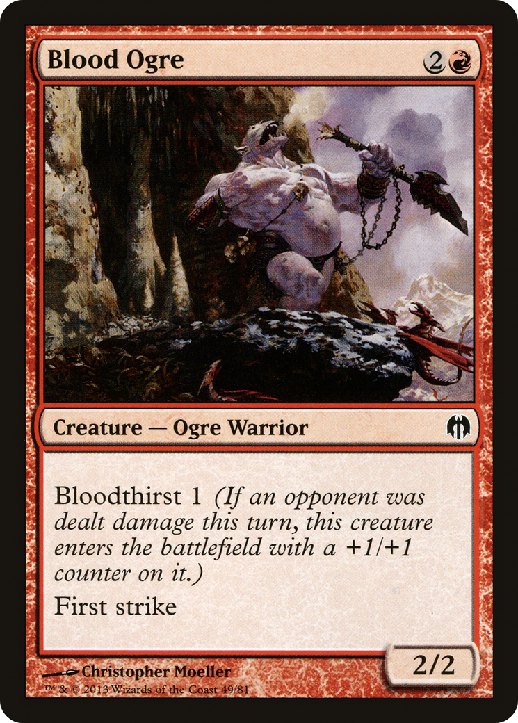 Blood Ogre (DDL-049) [Misc] Duel Decks: Heroes vs. Monsters MTG Single Wizards of the Coast