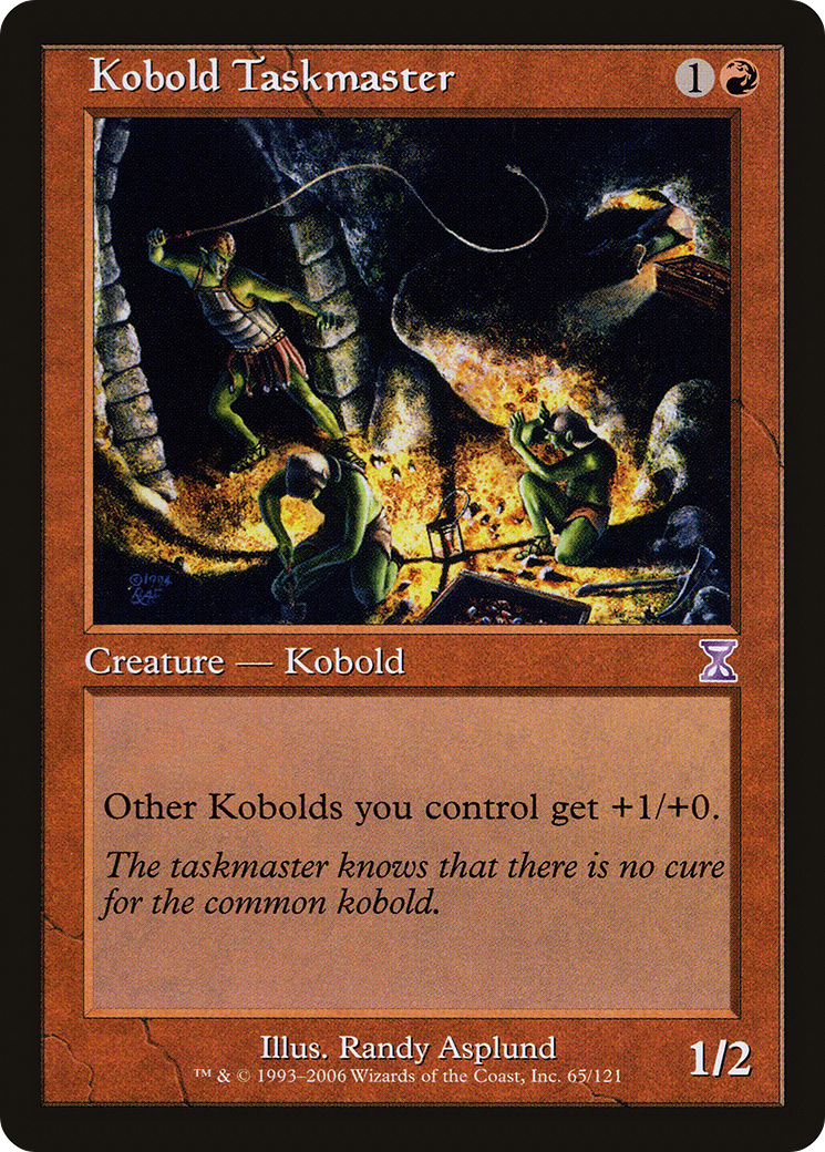 Kobold Taskmaster (TSB-065) [Time Spiral Timeshifted] MTG Single Wizards of the Coast