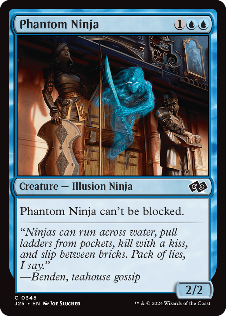 Phantom Ninja (J25-345) [Foundations Jumpstart] MTG Single Wizards of the Coast