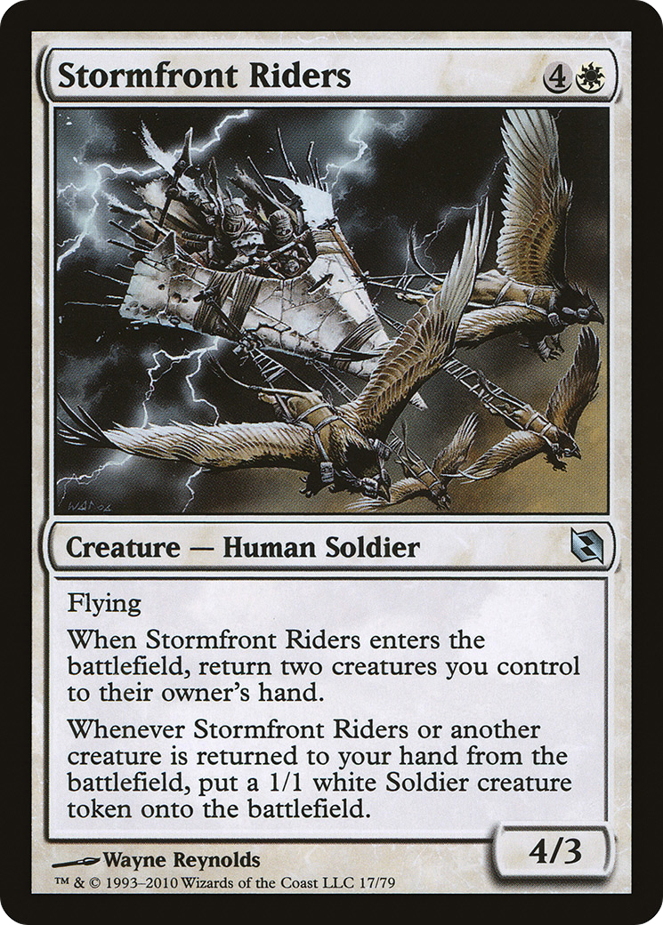 Stormfront Riders (DDF-017) [Misc] Duel Decks: Elspeth vs. Tezzeret MTG Single Wizards of the Coast