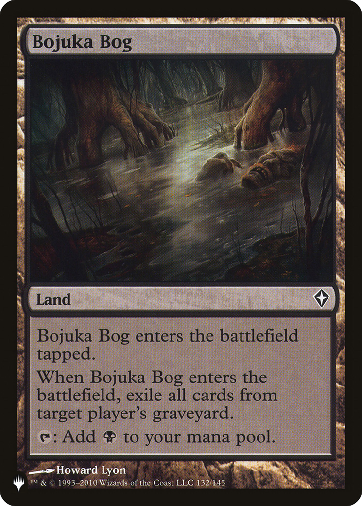 Bojuka Bog (WWK) (LIST-132/145) [Mystery Booster] The List MTG Single Wizards of the Coast