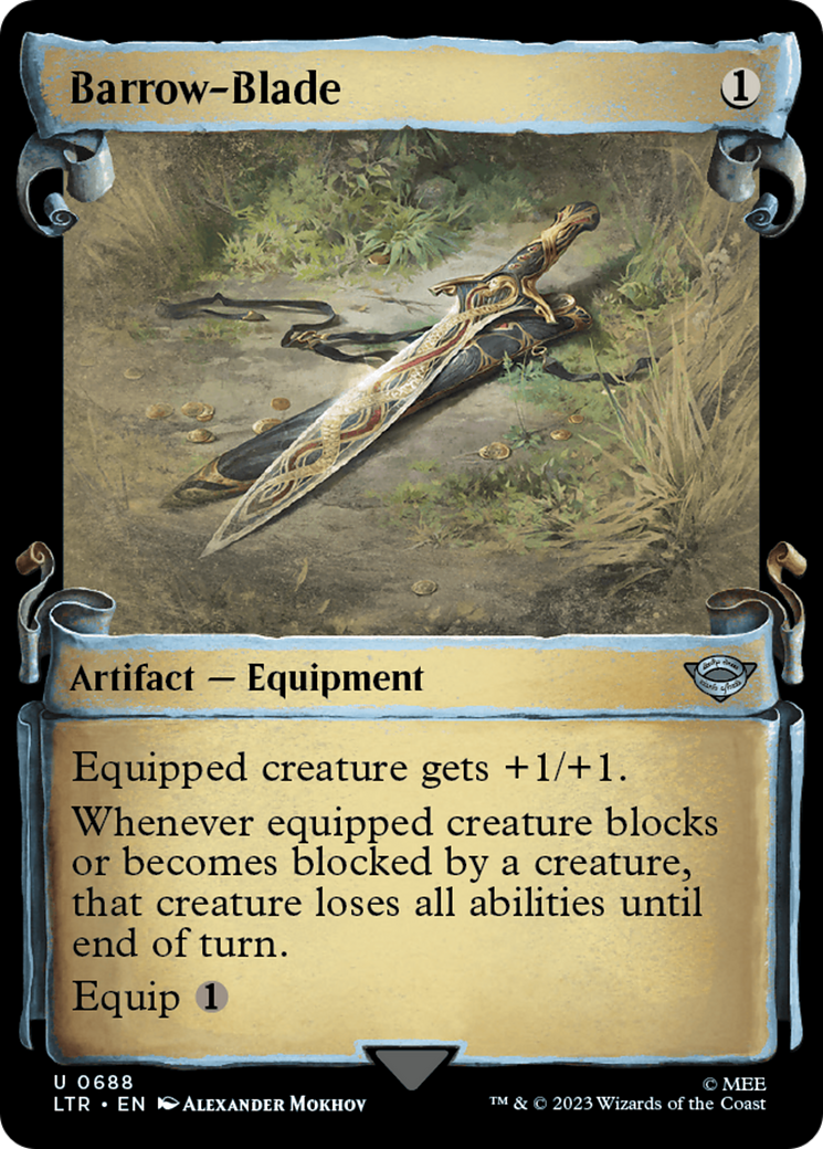 Barrow-Blade (LTR-688) [The Lord of the Rings: Tales of Middle-earth] (Showcase) Foil MTG Single Wizards of the Coast