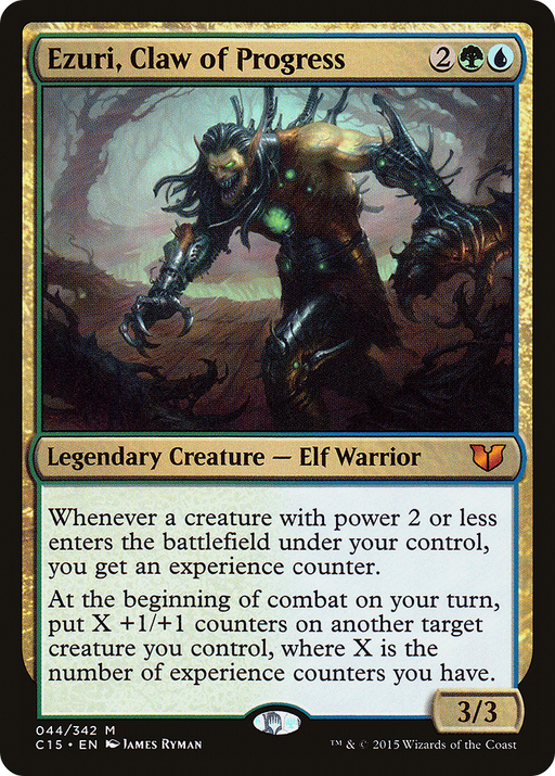 Ezuri, Claw of Progress (C15-044) [Commander 2015] MTG Single Wizards of the Coast