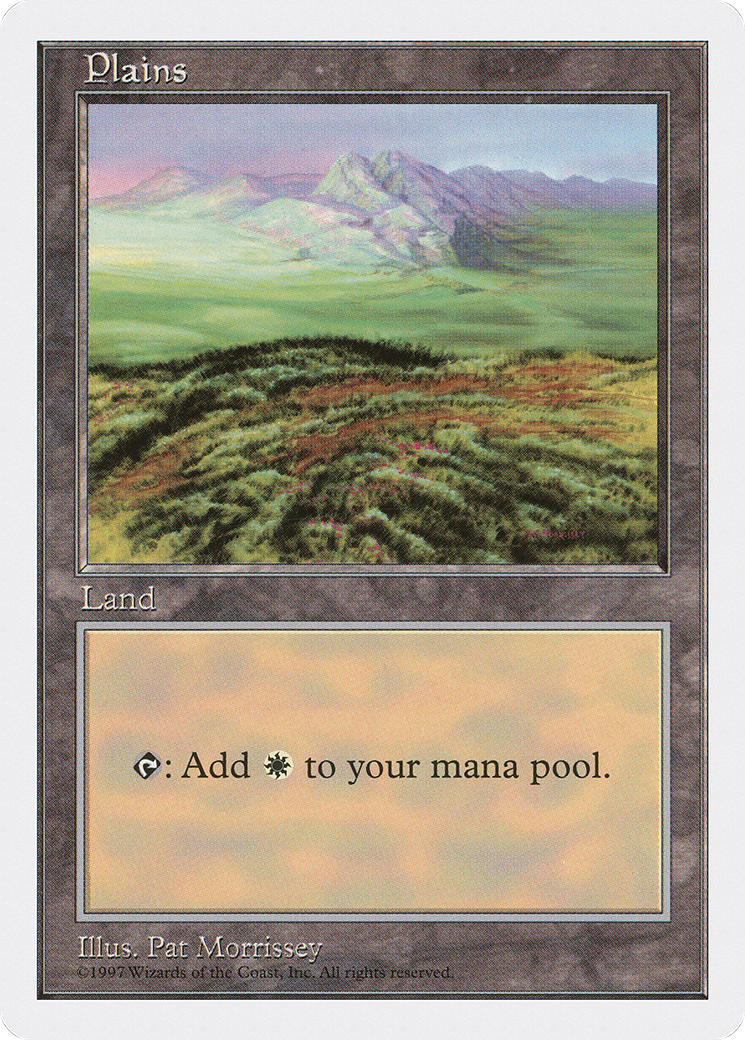 Plains (433) (5ED-433) [Fifth Edition] MTG Single Wizards of the Coast