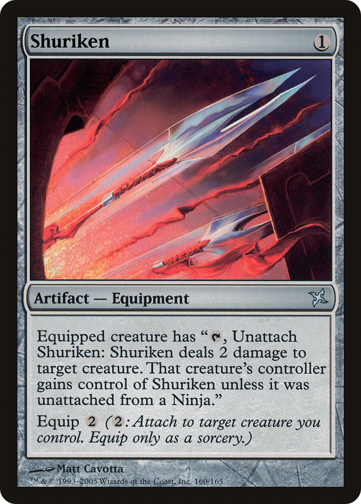 Shuriken (BOK-160) [Betrayers of Kamigawa] Foil MTG Single Wizards of the Coast