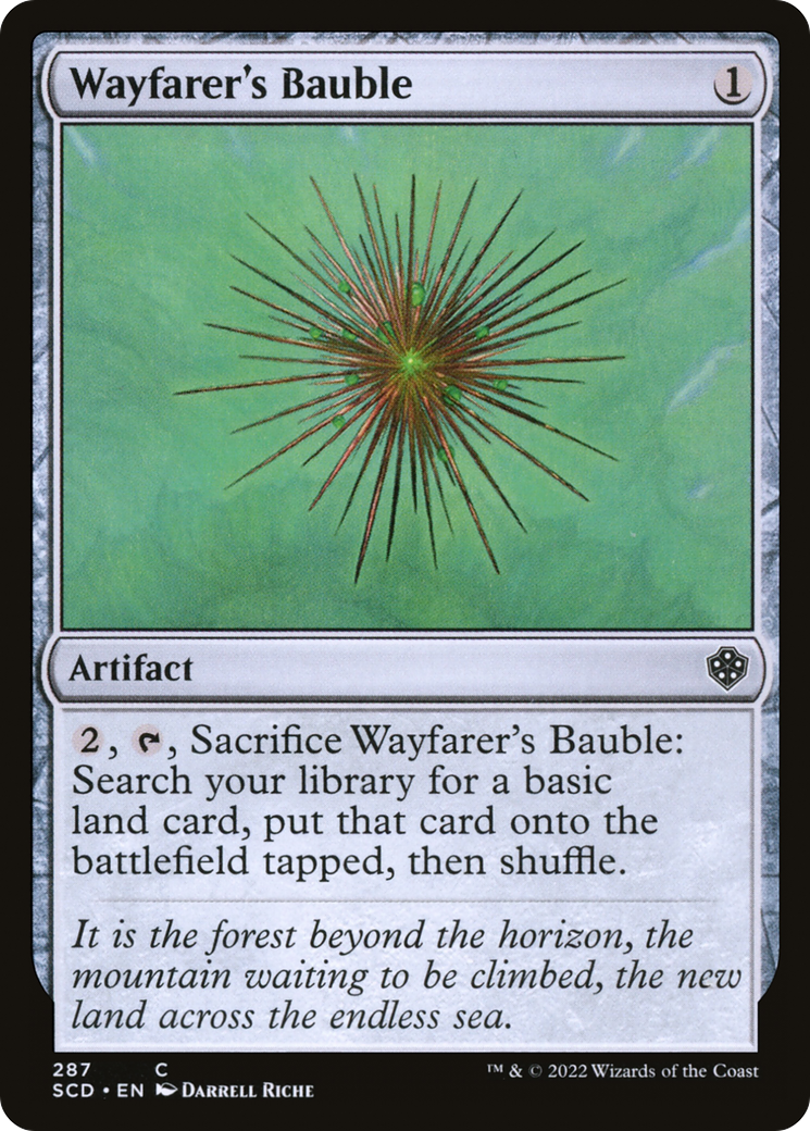 Wayfarer's Bauble (SCD-287) [Starter Commander Decks] MTG Single Wizards of the Coast