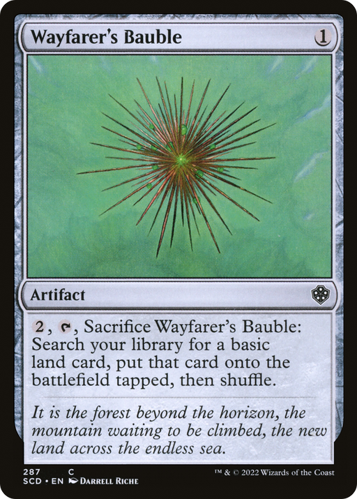 Wayfarer's Bauble (SCD-287) [Starter Commander Decks] MTG Single Wizards of the Coast