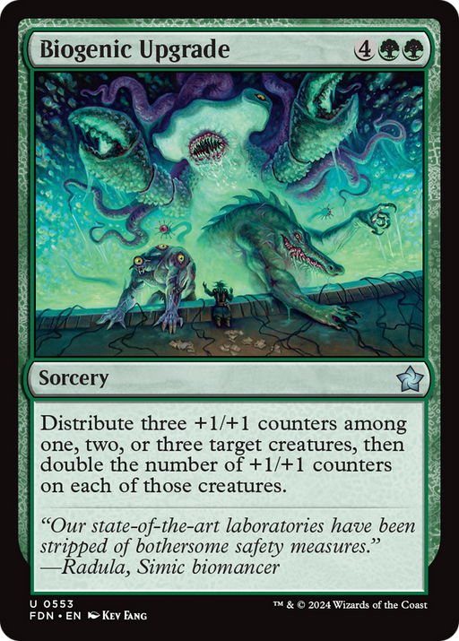 Biogenic Upgrade (FDN-553) [Foundations] MTG Single Wizards of the Coast