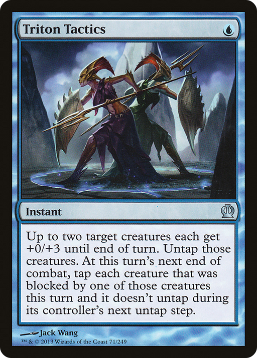 Triton Tactics (THS-071) [Theros] MTG Single Wizards of the Coast