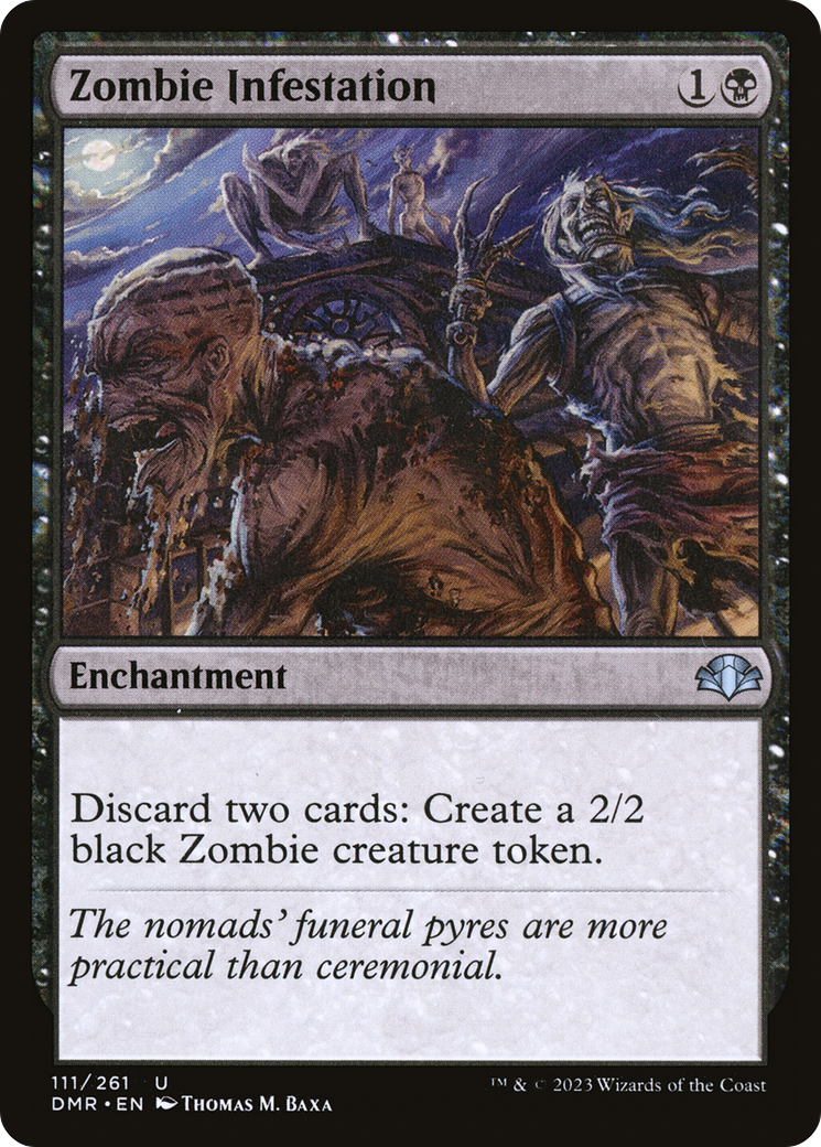 Zombie Infestation (DMR-111) [Dominaria Remastered] Foil MTG Single Wizards of the Coast