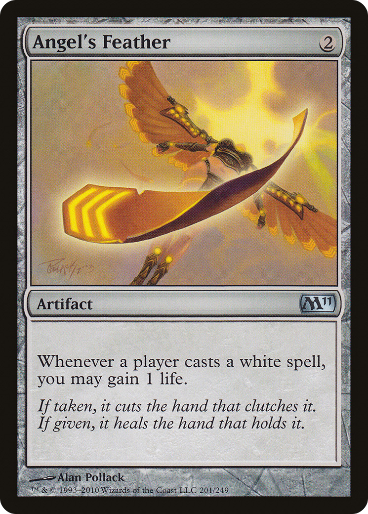 Angel's Feather (M11-201) [Magic 2011] Foil MTG Single Wizards of the Coast