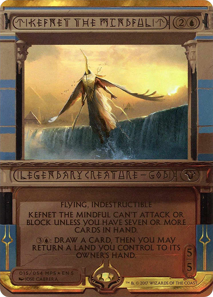 Kefnet the Mindful (MPS2-015) [Amonkhet Invocations] (Borderless) Foil MTG Single Wizards of the Coast