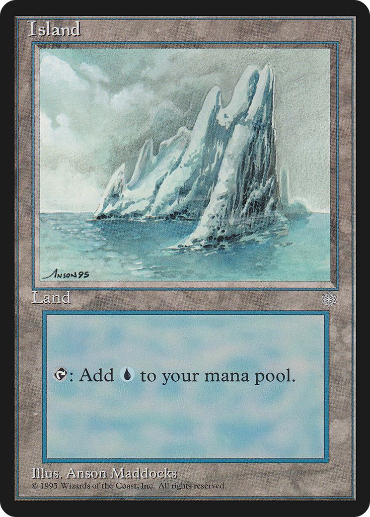 Island (334) (ICE-334) [Ice Age] MTG Single Wizards of the Coast