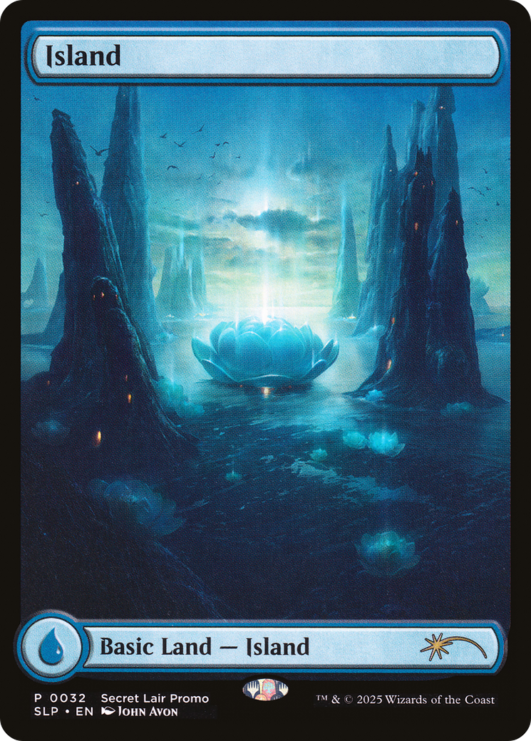 Island (0032) (SLP-032) [Secret Lair] Showdown Foil MTG Single Wizards of the Coast