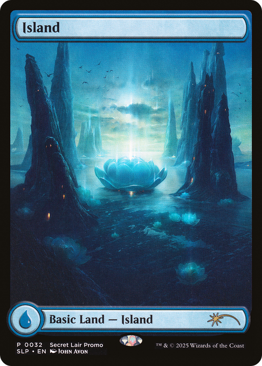 Island (0032) (SLP-032) [Secret Lair] Showdown Foil MTG Single Wizards of the Coast