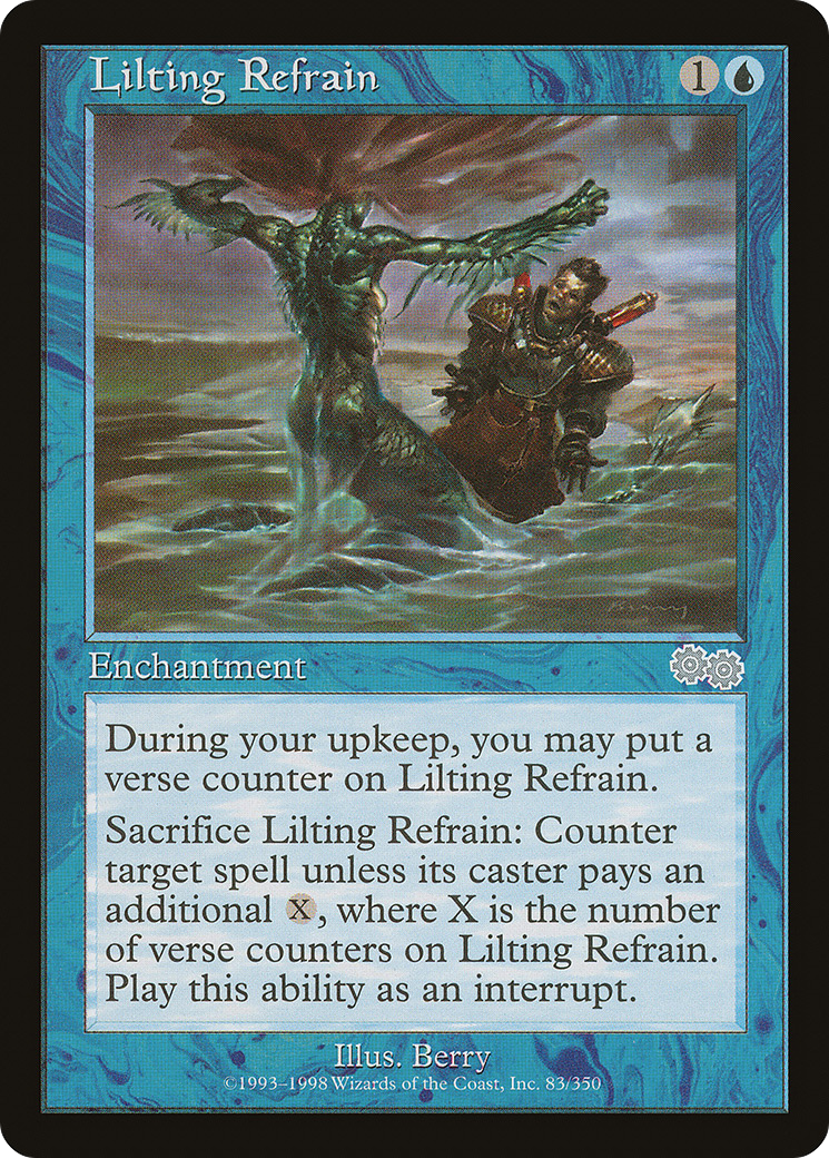 Lilting Refrain (USG-083) [Urza's Saga] MTG Single Wizards of the Coast