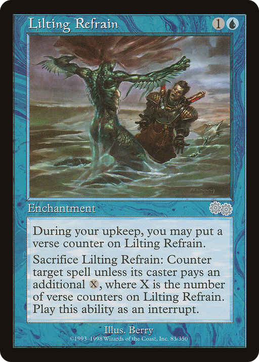 Lilting Refrain (USG-083) [Urza's Saga] MTG Single Wizards of the Coast