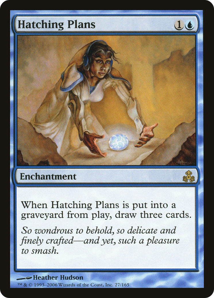 Hatching Plans (GPT-027) [Guildpact] Foil MTG Single Wizards of the Coast