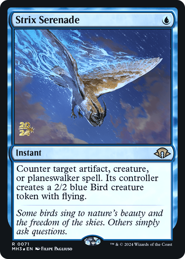 Strix Serenade (PRE-071) [Modern Horizons 3 Promos] Foil MTG Single Wizards of the Coast