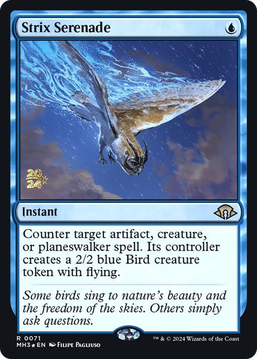 Strix Serenade (PRE-071) [Modern Horizons 3 Promos] Foil MTG Single Wizards of the Coast