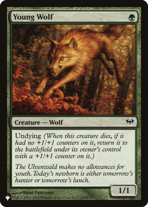Young Wolf (LIST-DKA-134) [Mystery Booster] The List MTG Single Wizards of the Coast