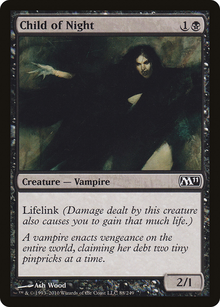 Child of Night (M11-088) [Magic 2011] Foil MTG Single Wizards of the Coast