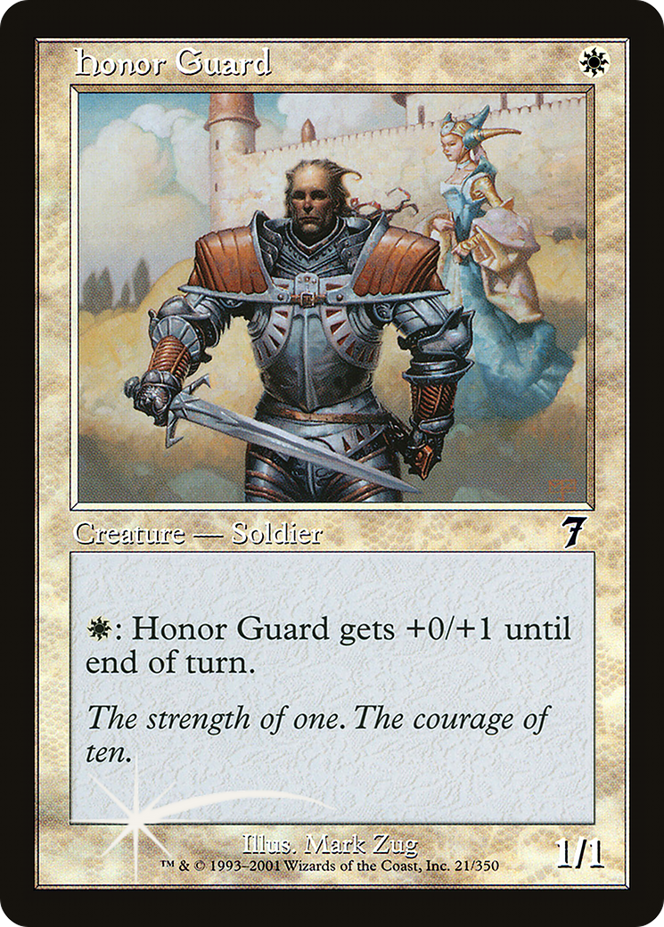 Honor Guard (7ED-021) [7th Edition] MTG Single Wizards of the Coast