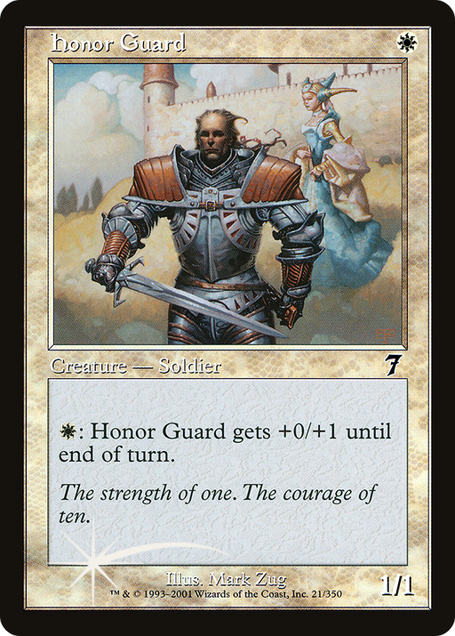 Honor Guard (7ED-021) [7th Edition] MTG Single Wizards of the Coast