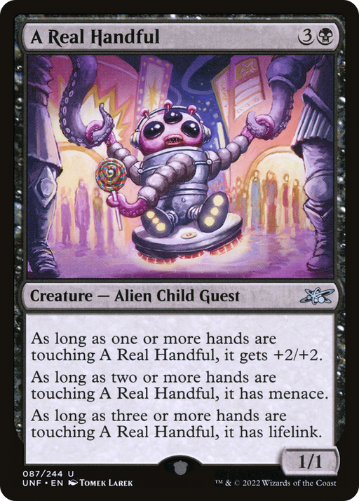 A Real Handful (UNF-087) [Unfinity] Foil MTG Single Wizards of the Coast
