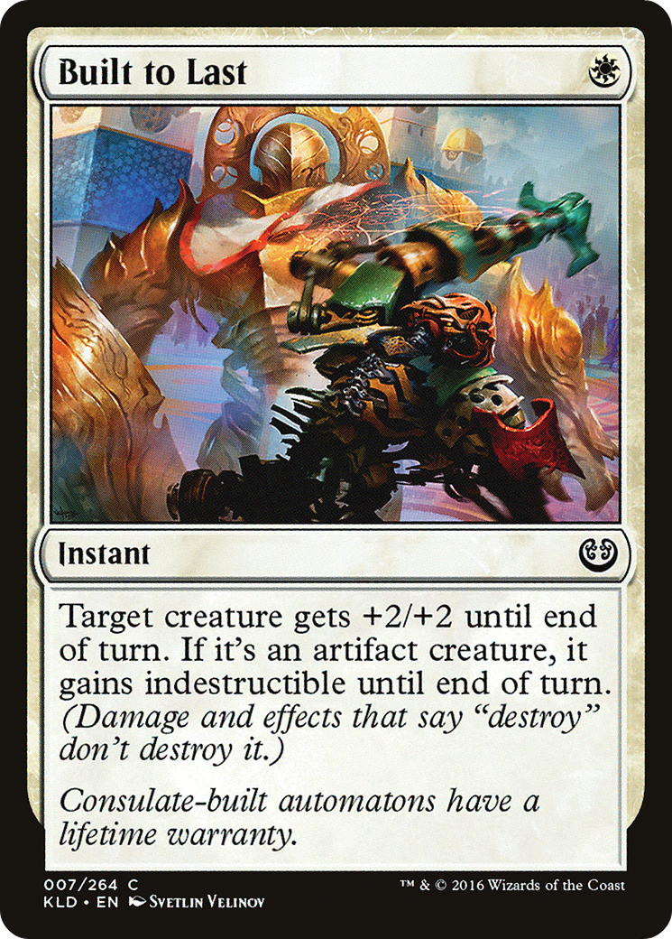 Built to Last (KLD-007) [Kaladesh] Foil MTG Single Wizards of the Coast