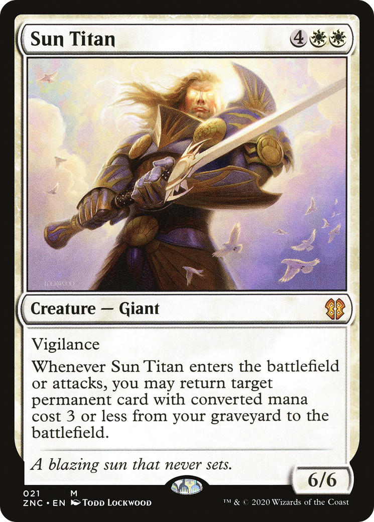 Sun Titan (ZNC-021) [Zendikar Rising Commander] MTG Single Wizards of the Coast