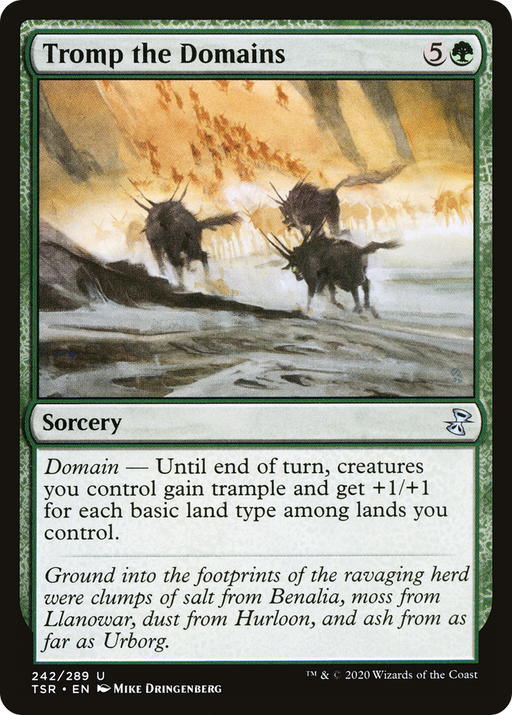 Tromp the Domains (TSR-242) [Time Spiral Remastered] MTG Single Wizards of the Coast